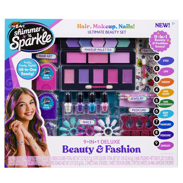Shimmer n Sparkle - 9 in 1 Deluxe Beauty and Fashion (65699)
