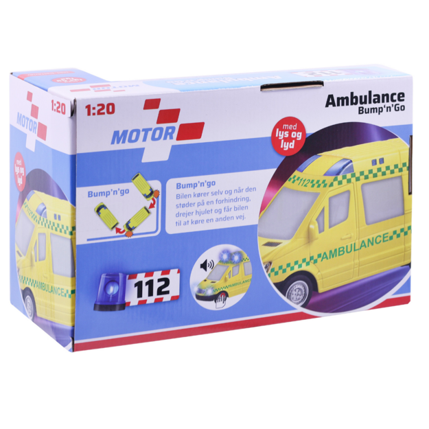 Motor 112 - Ambulance bump ’n go with light and sound