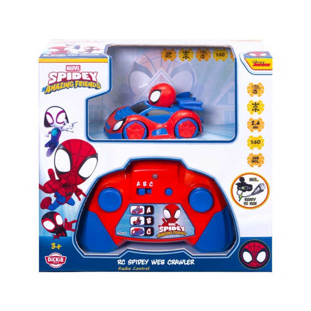 Dickie Toys - RC Spidey Web-Crawler 1:50 (203222006)