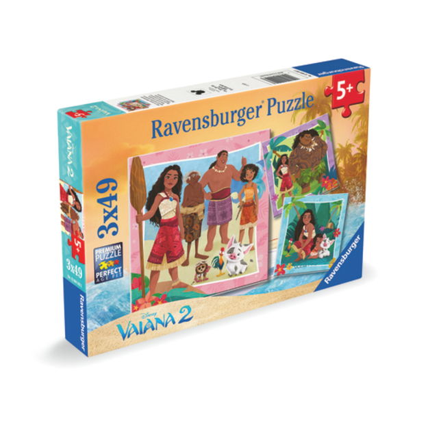 Ravensburger - Disney Vaiana 2 3x49p - (12004102)