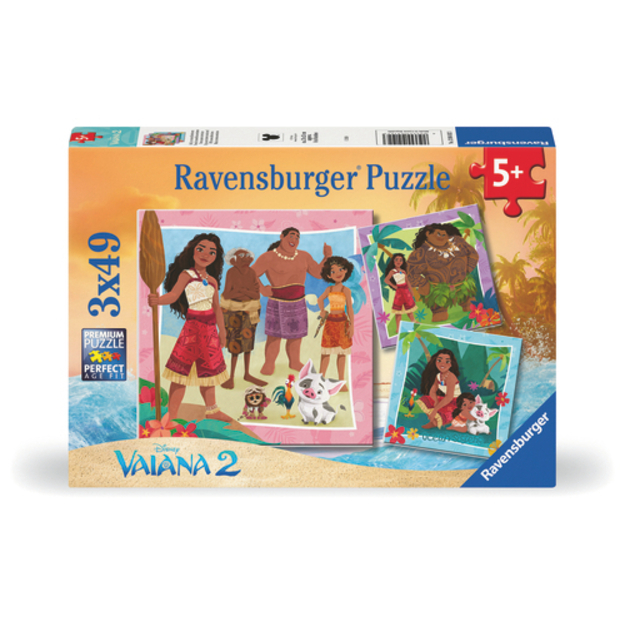 Ravensburger - Disney Vaiana 2 3x49p - (12004102)