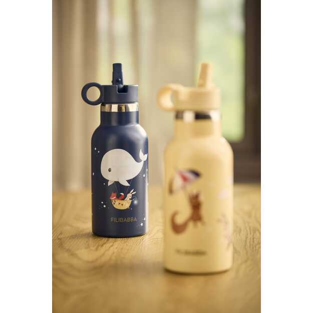 Filibabba - Stainless steel water bottle - Dreamy Adventurers - Flerfarvet (FI-03805)