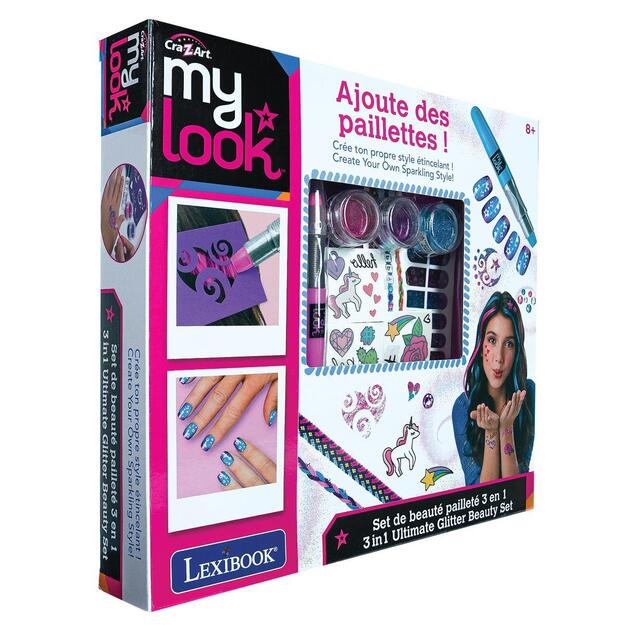 Cra-Z-Art - 3in1 Ultimate Glitter Beauty Set (CRSS18)