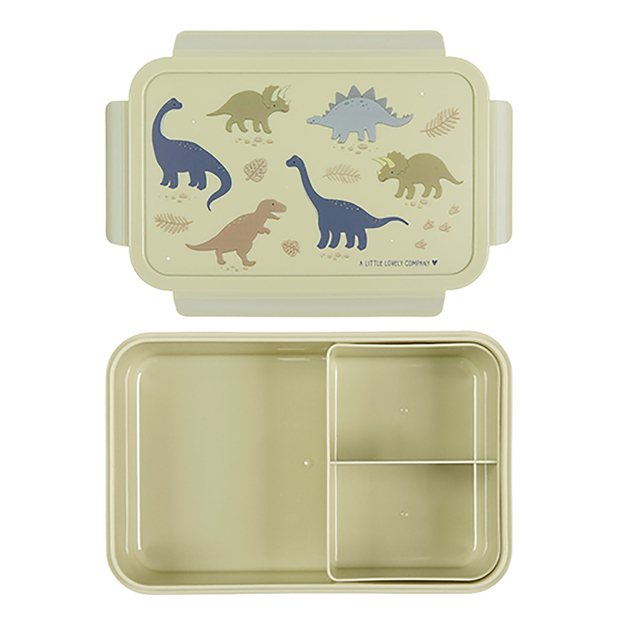 A little lovely company - Bento Lunch box - Dinosaurs - 22 x 7.5 x 14.5 cm