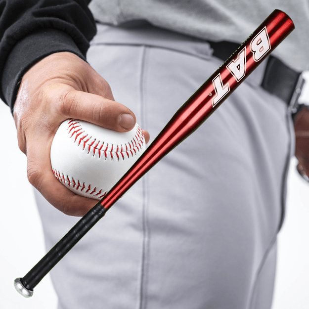 Kij Baseballowy Bejsbolowy Bat Aluminiowy 25  64cm Treningowy Czerwony 8