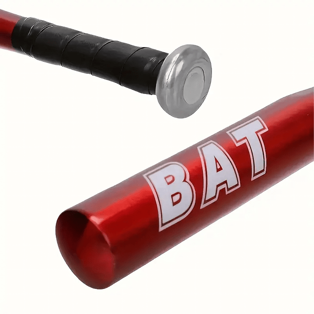 Kij Baseballowy Bejsbolowy Bat Aluminiowy 25  64cm Treningowy Czerwony 3