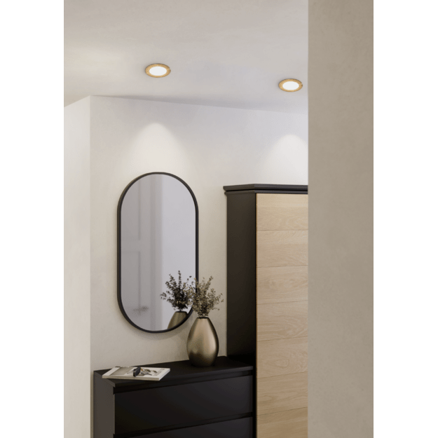 EGLO - FUEVA 5 RECESSED - Brushed Steel - 117mm diameter, 26mm height 2