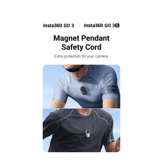 Insta360 - GO 3/GO 3S Magnet Pendant Safety Cord (White)