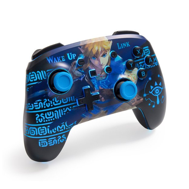 PowerA Enhanced Wireless Controller With Lumectra Etched - Wake Up Link (Nintendo Switch) 10