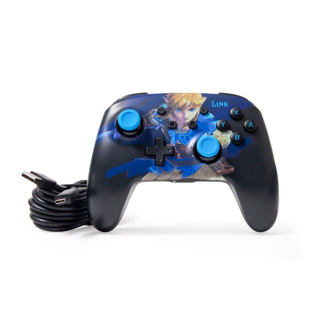 PowerA Enhanced Wireless Controller With Lumectra Etched - Wake Up Link (Nintendo Switch) 11