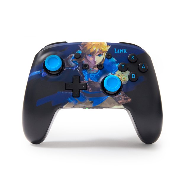 PowerA Enhanced Wireless Controller With Lumectra Etched - Wake Up Link (Nintendo Switch) 2