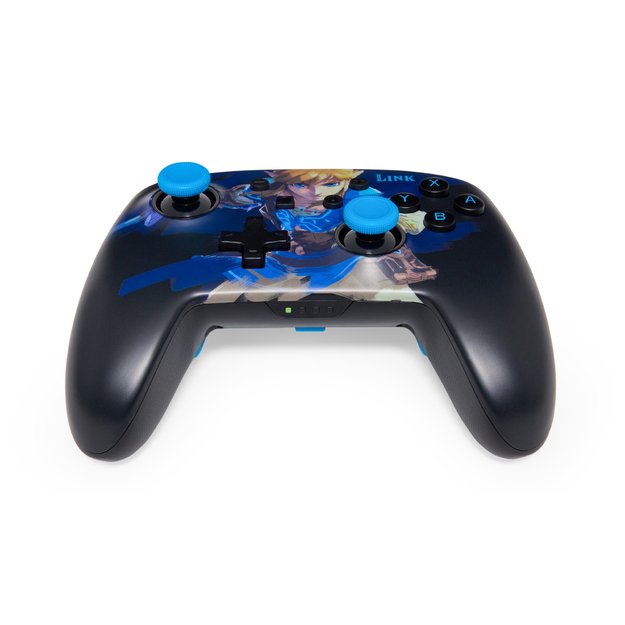 PowerA Enhanced Wireless Controller With Lumectra Etched - Wake Up Link (Nintendo Switch) 4