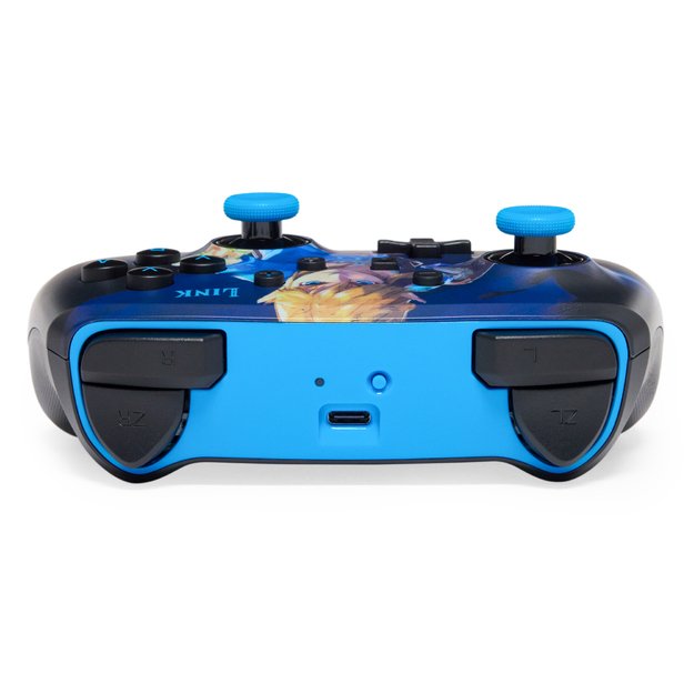 PowerA Enhanced Wireless Controller With Lumectra Etched - Wake Up Link (Nintendo Switch) 5