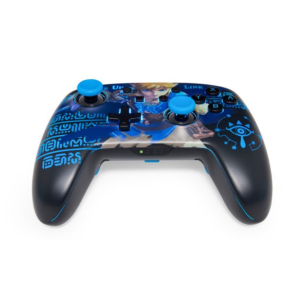 PowerA Enhanced Wireless Controller With Lumectra Etched - Wake Up Link (Nintendo Switch) 6