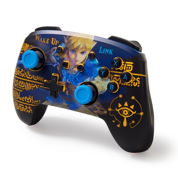 PowerA Enhanced Wireless Controller With Lumectra Etched - Wake Up Link (Nintendo Switch) 7