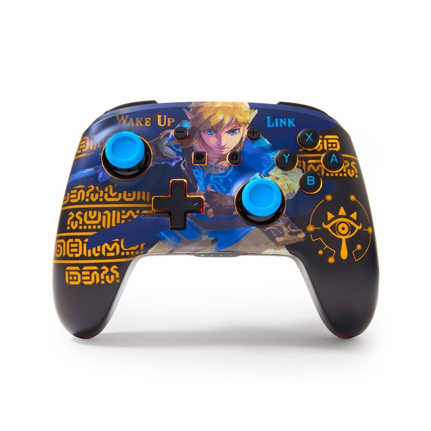 PowerA Enhanced Wireless Controller With Lumectra Etched - Wake Up Link (Nintendo Switch) 8