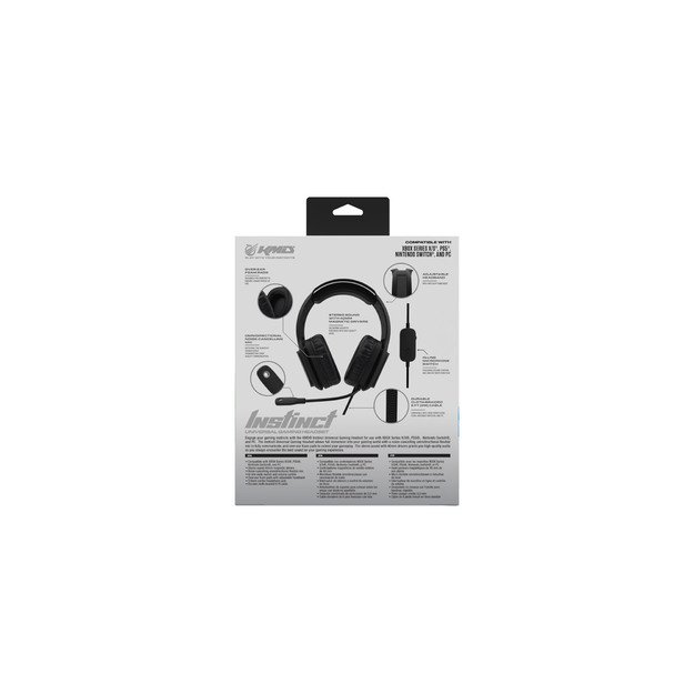 KMD - Instinct Universal Headset - Black 3