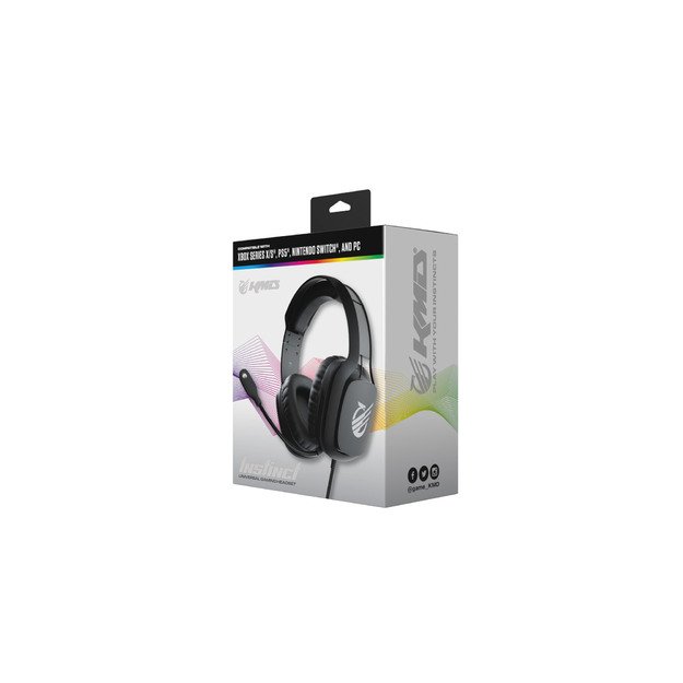 KMD - Instinct Universal Headset - Black 4