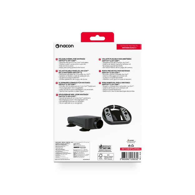 Nacon - Foldable Steering Wheel for Nintendo Switch II 4