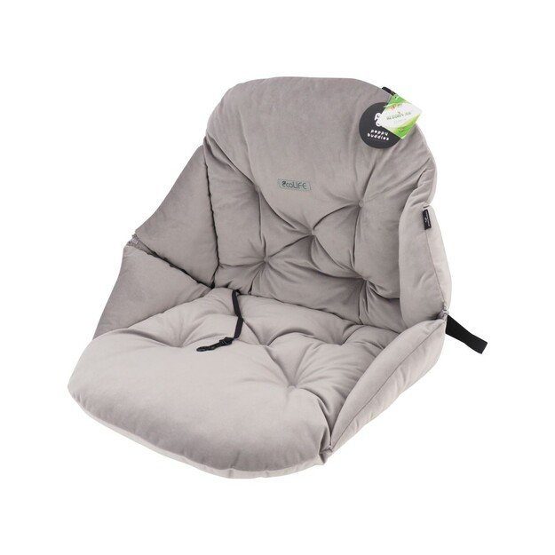 Peppy Buddies - Car seat bed grey Bertil - (697271866721)
