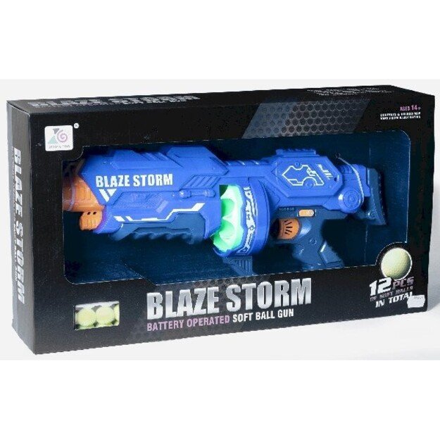 Blaze Storm - Soft ball gun with 12pcs foam balls (520337) 1