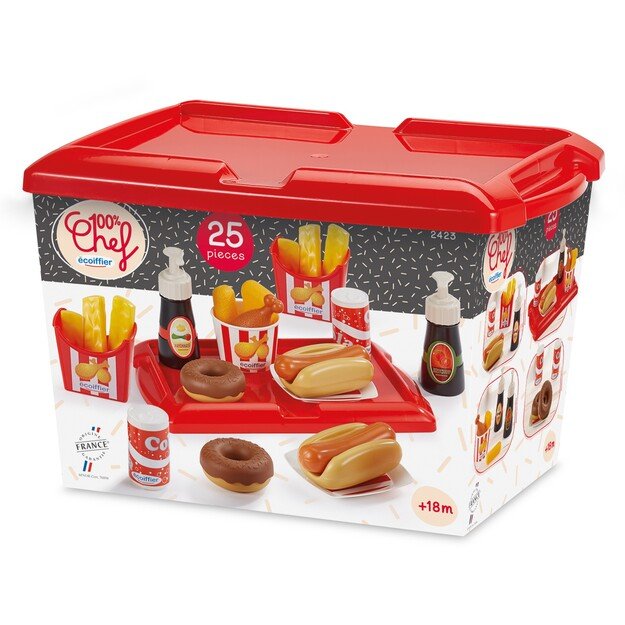 100% Chef - Hot Dog set (I-2423) 5