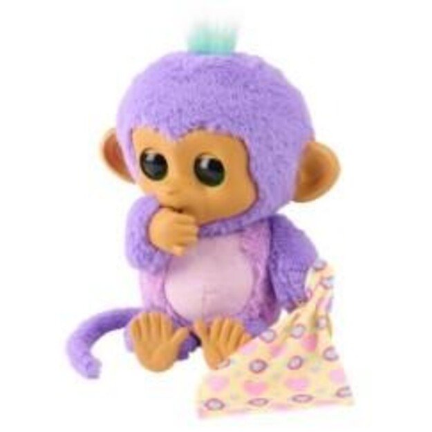 Fingerlings - Care n Cuddles Monkey Purple (3191)