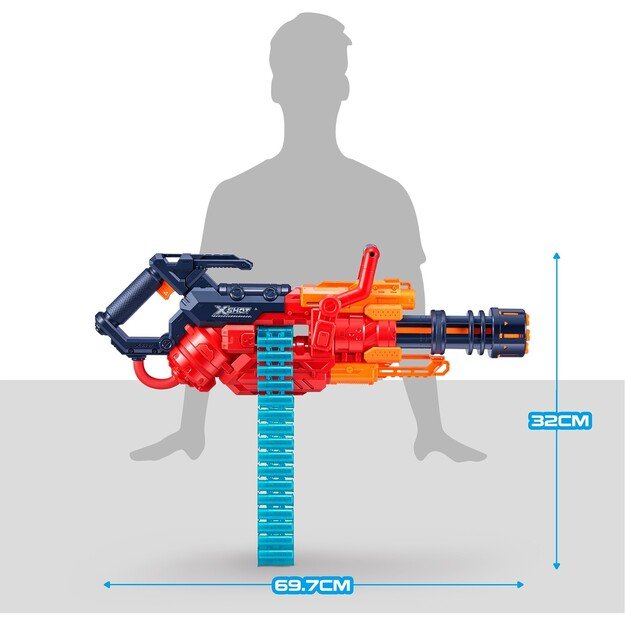 X-Shot - Dart Blaster - Excel - Crusher - 35-Dart Bel + 48 Darts (36382)