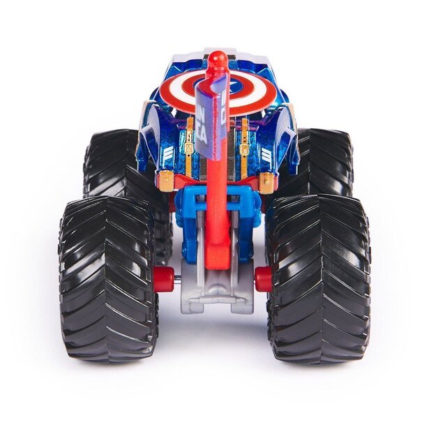 Monster Jam - 1:64 Marvel Single-Captain America (6071333) 4