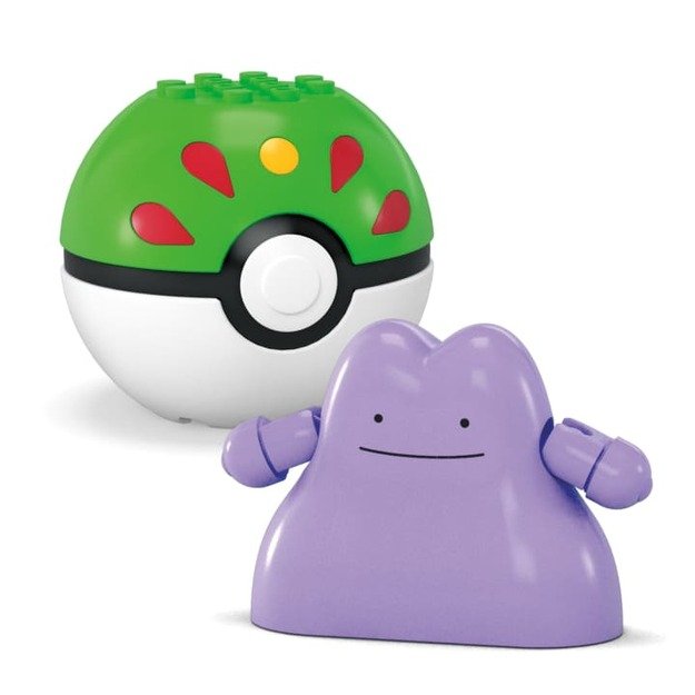 MEGA - Pokémon Poké Ball 2-Pack Building - Pikachu & Ditto (JCT43) 3