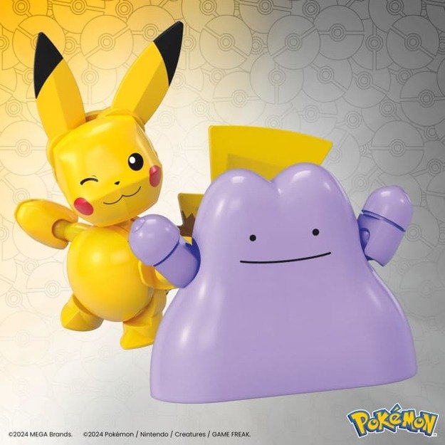 MEGA - Pokémon Poké Ball 2-Pack Building - Pikachu & Ditto (JCT43) 5