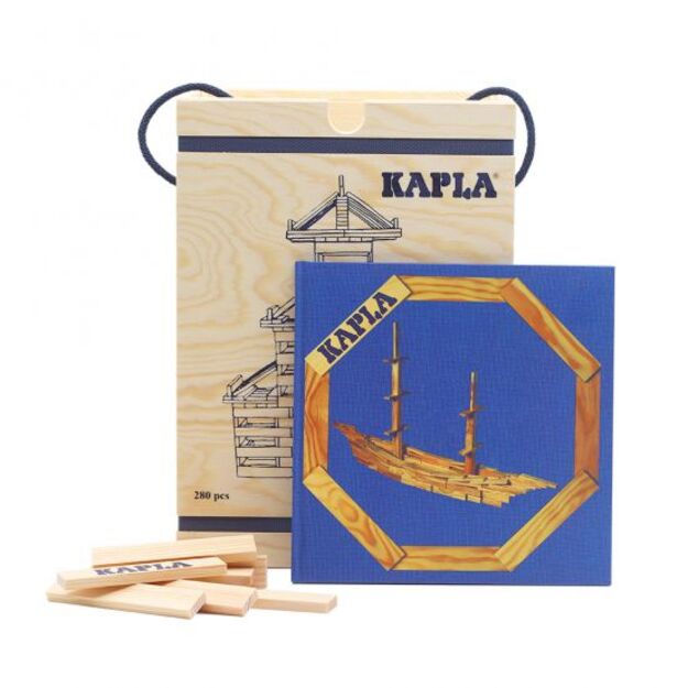 Kapla bricks 280 pcs - Blue book (kapla280) 5