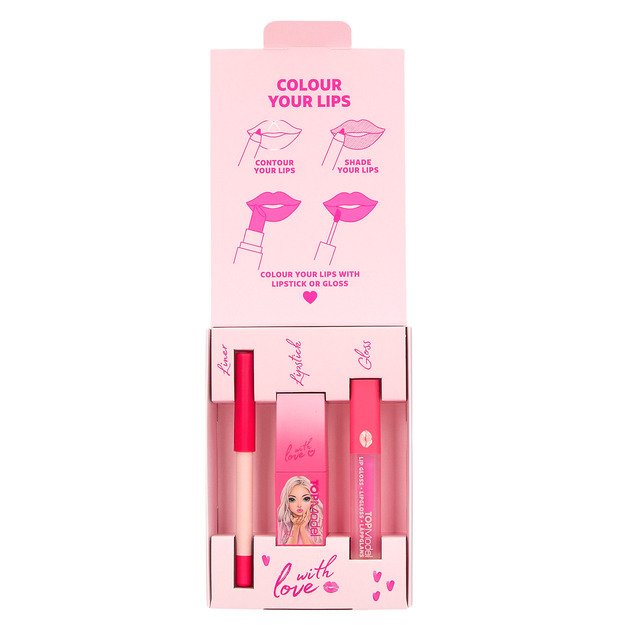 Topmodel - Lip Trio Set BEAUTY and ME - Pink 2