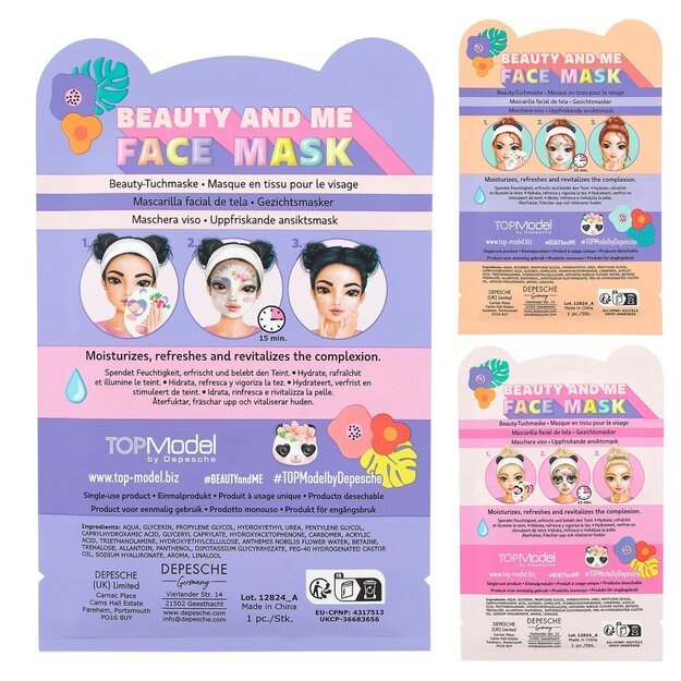 (Bundle) TOPModel - Face Mask Animal BEAUTY and ME ( 0412824 ) 3