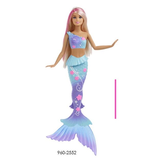 Barbie - Blooming Magic White Mermaid Doll (JDM72)