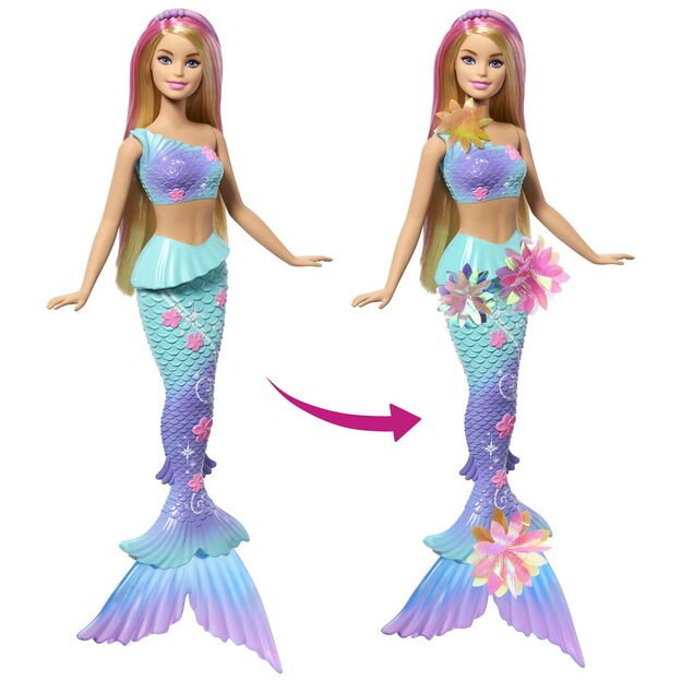 Barbie - Blooming Magic White Mermaid Doll (JDM72) 3
