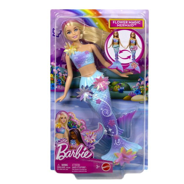 Barbie - Blooming Magic White Mermaid Doll (JDM72) 5