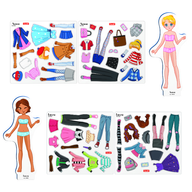 Quercetti - Magnetic Fashion Best Friends - (QU-2935) 1