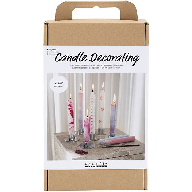 Craft Kit - Candle Decorating - Decorated Taper Candles (977742)