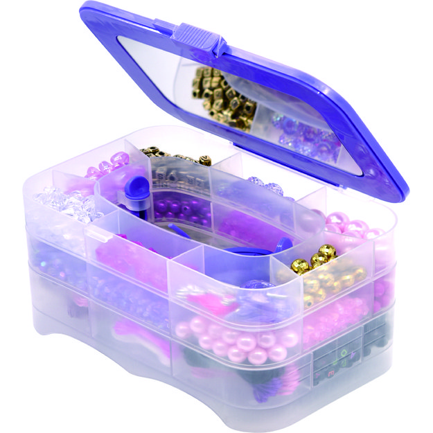 Real UniQ - Jewellery Box with 1200 Beads - (30516)