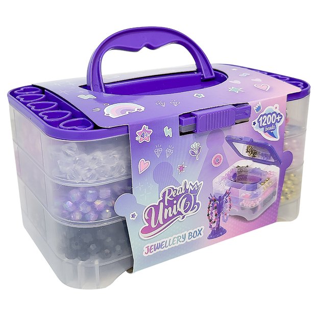 Real UniQ - Jewellery Box with 1200 Beads - (30516) 4