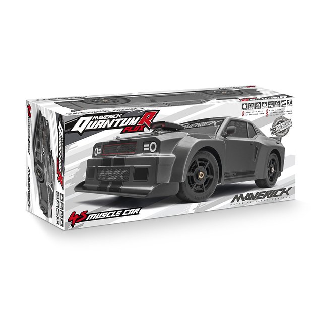 Maverick - QuantumR Flux 4S 1/8 4WD Muscle Car - Grey (150311) 1