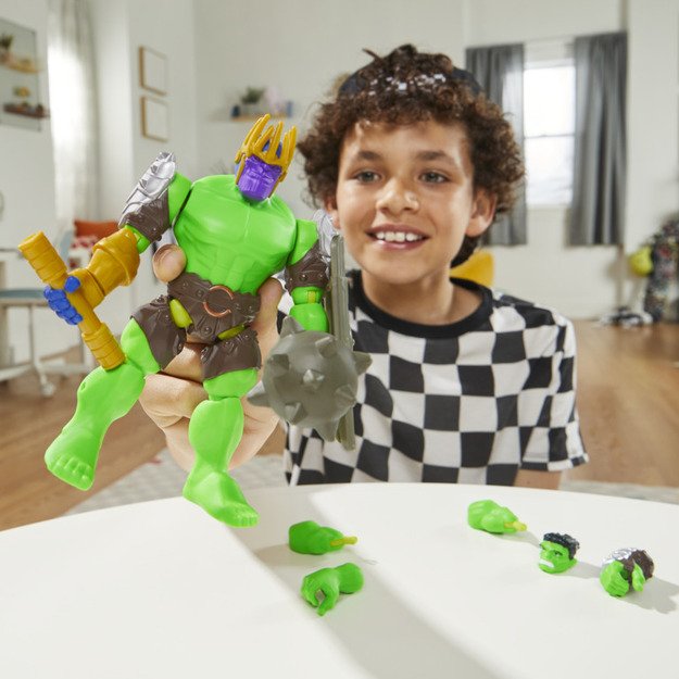 Avengers - MixMashers Marvel Hulk  Action Figure (F9270) 4