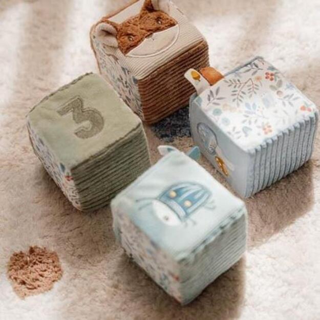 Little Dutch - Set of soft cubes Forest Friends (LD8916) 5