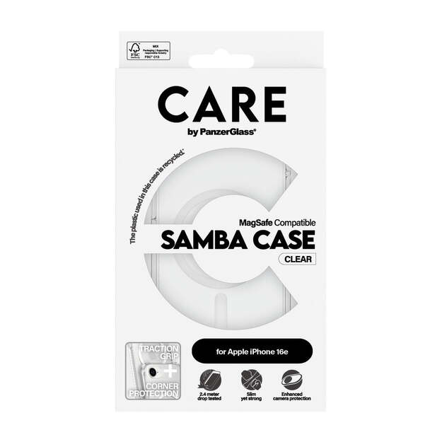 CARE by PanzerGlass - Case - Transparent - iPhone 16e 2
