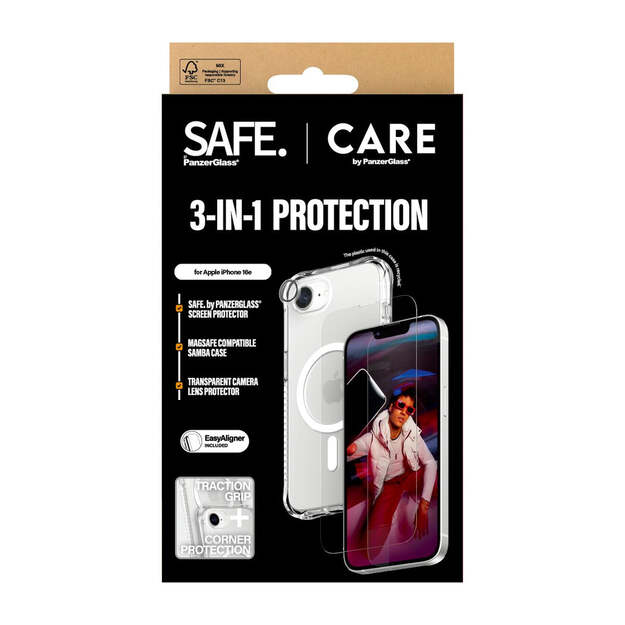CARE by PanzerGlass - Fashion 3-in-1 Bundle - iPhone 16e 1