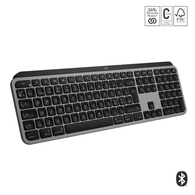 Logitech MX Keys S for Mac Advanced Wireless Illuminated Keyboard Nordic 2