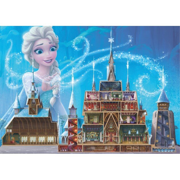 Ravensburger - Puzzle Disney Castles Elsa 1000p (12000261) 1