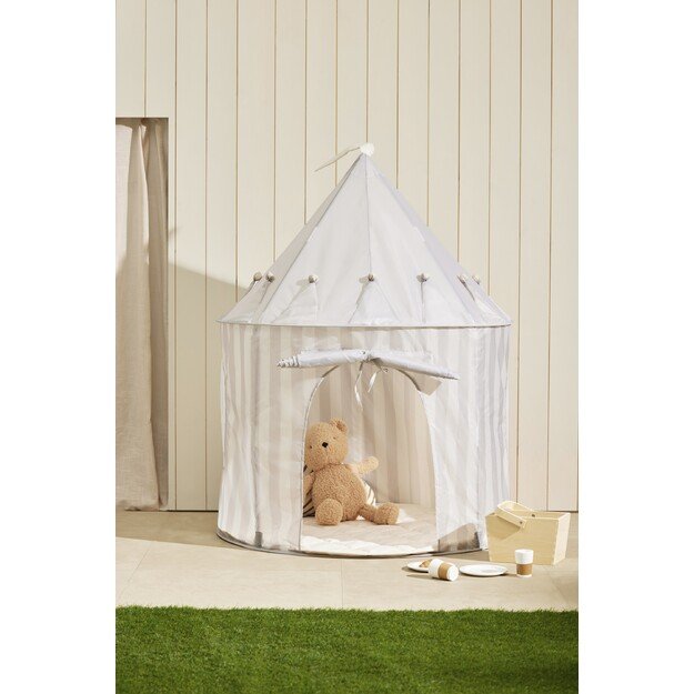 Star - Play Tent with Stripes, Grey - (1000926)