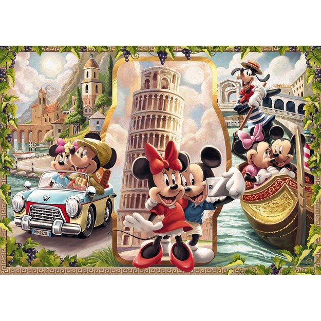 Ravensburger - Puzzle Disney Vacation Mickey & Minni 1000p (12000498) 1